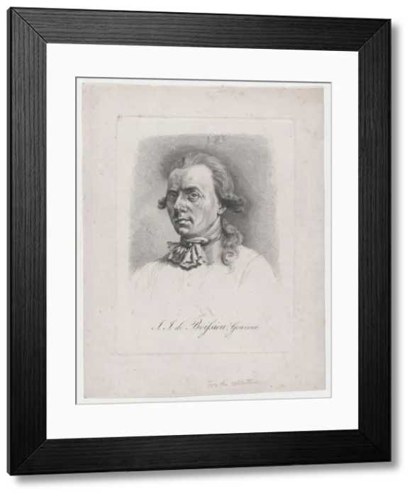 Framed Print : Portrait of Jean-Jacques de Boissieu, early 19th century. early 19th century. Creator: Anon Framed Print : Portrait of Jean-Jacques de Boissieu, early 19th century. early 19th century. Creator: Anon