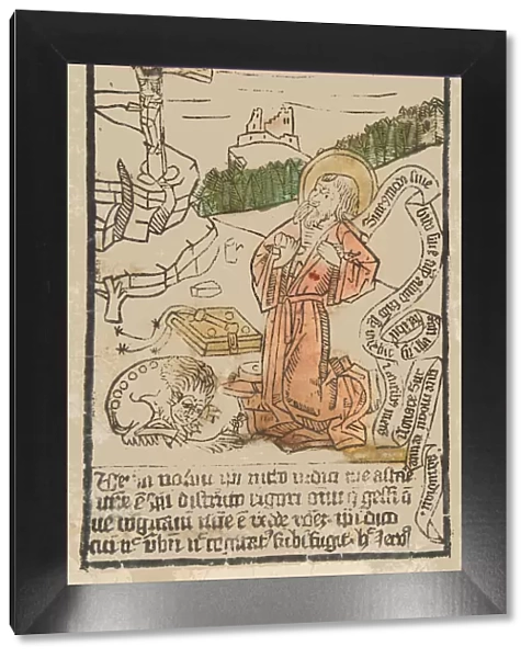 St. Jerome (Schr. 1551m), 15th century. 15th century. Creator: Anon