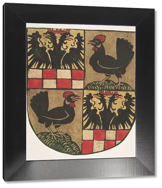 Arms of the Counts of Botenlauben, 1480-1500. 1480-1500. Creator: Anon