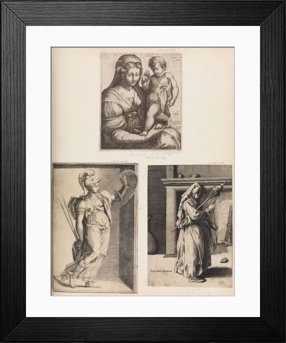 Framed Print : Athena, 1510-50. 1510-50. Creator: Anon Framed Print : Athena, 1510-50. 1510-50. Creator: Anon