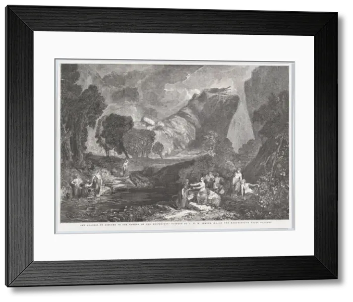 Framed Print : The Goddess of Discord in the Garden of the Hesperides, January 31, 1857. Creator: Henry Duff Linton Framed Print : The Goddess of Discord in the Garden of the Hesperides, January 31, 1857. Creator: Henry Duff Linton