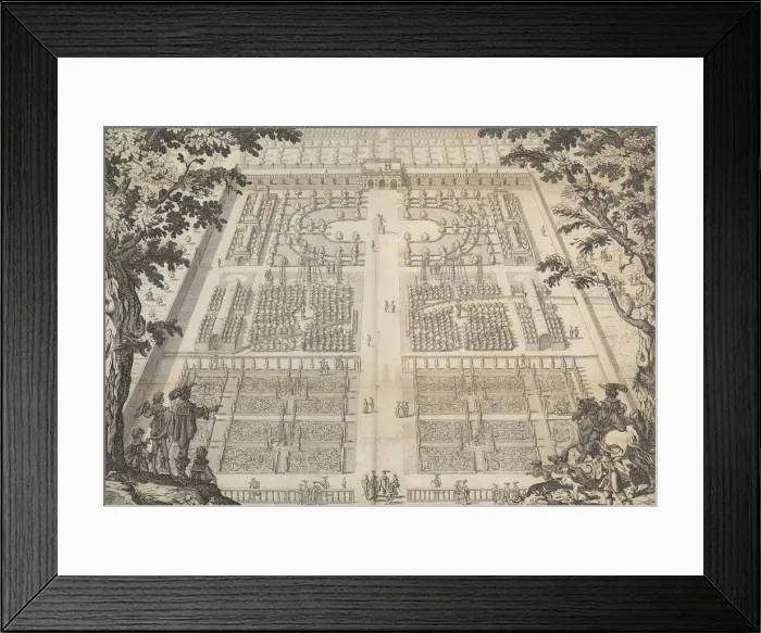 Framed Print : Wilton Garden, plate 1, ca. 1640. Creator: Isaac de Caus Framed Print : Wilton Garden, plate 1, ca. 1640. Creator: Isaac de Caus