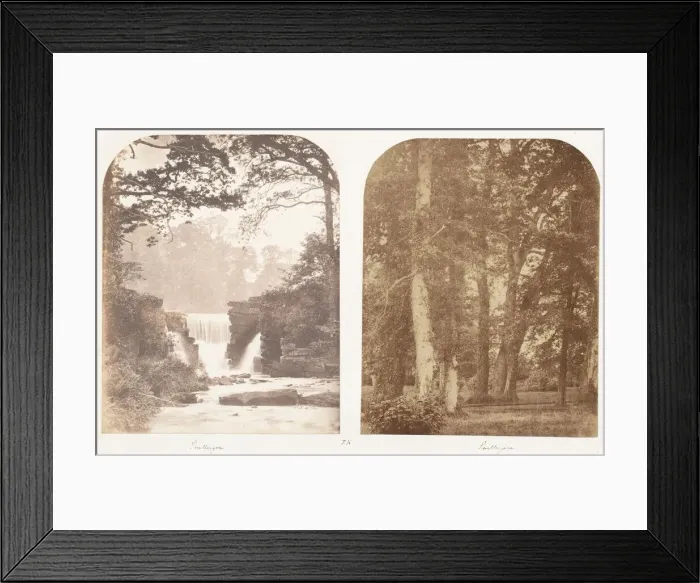 Framed Print : Penllergare; Penllergare, 1853-1856. Creator: James Knight Framed Print : Penllergare; Penllergare, 1853-1856. Creator: James Knight