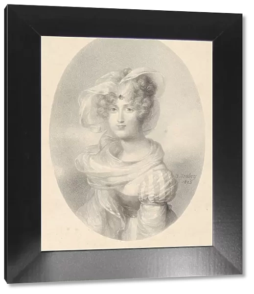 Portrait of Madame Ditte-Harmite, 1825. Creator: Jean-Baptiste Isabey