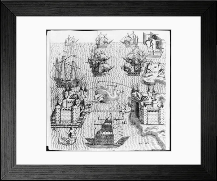Framed Print : Pyrotchnia or a Discourse of Artificial Fire-Works, A Short Treatise of Geometrie, 1635. Creator: John Babington Framed Print : Pyrotchnia or a Discourse of Artificial Fire-Works, A Short Treatise of Geometrie, 1635. Creator: John Babington