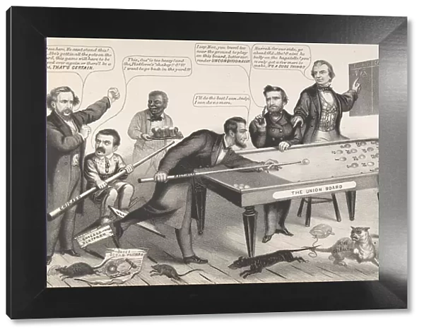 A Little Game of Bagatelle, 1864. Creator: John L Magee