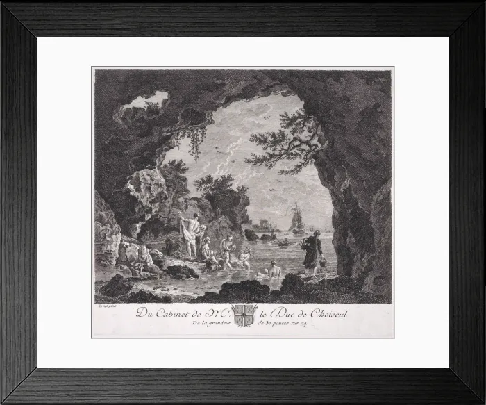 Framed Print : The Bathers, ca. 1760. Creator: Unknown Framed Print : The Bathers, ca. 1760. Creator: Unknown