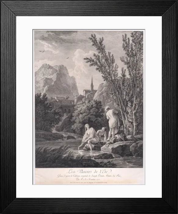Framed Print : The Delights of Summer, 1772. Creator: Pietro Antonio Martini Framed Print : The Delights of Summer, 1772. Creator: Pietro Antonio Martini
