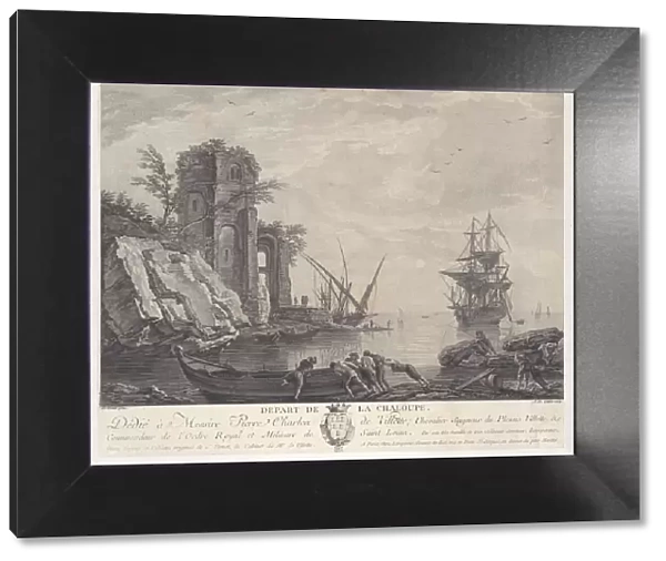 Departure of the Ship, ca. 1770. Creator: Anne Philiberte Coulet