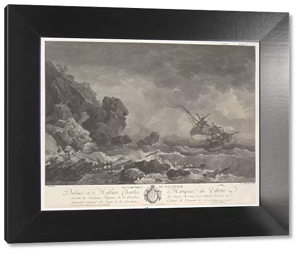 The Debris of the Shipwreck, ca. 1756-88. Creator: Louis Joseph Masquelier