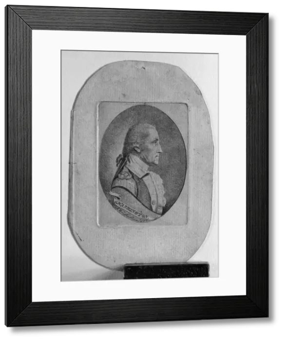 Framed Print : George Washington, late 18th century. Creator: Jospeh Wright Framed Print : George Washington, late 18th century. Creator: Jospeh Wright