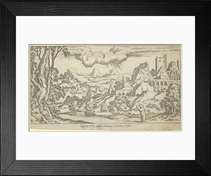 Framed Print : Calisto Changed Into a Bear From Fable of Calisto, 1547-50. Creator: Leon Davent Framed Print : Calisto Changed Into a Bear From Fable of Calisto, 1547-50. Creator: Leon Davent