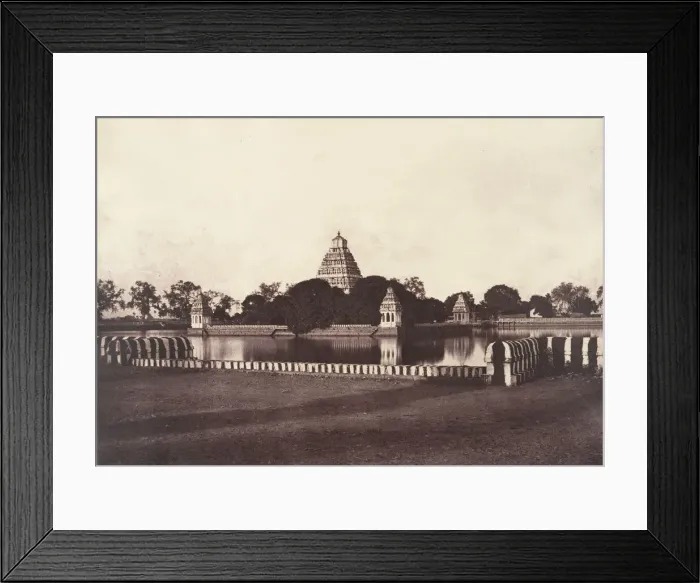 Framed Print : The Teppa-kulam, 1858. Creator: Captain Linnaeus Tripe Framed Print : The Teppa-kulam, 1858. Creator: Captain Linnaeus Tripe