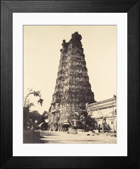 Framed Print : The Western Gopuram, January-March 1858. Creator: Captain Linnaeus Tripe Framed Print : The Western Gopuram, January-March 1858. Creator: Captain Linnaeus Tripe