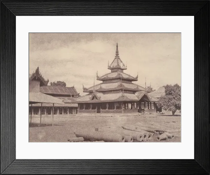 Framed Print : Amerapoora, Palace of the White Elephant, 1 September-21 October 1855. Creator: Captain Linnaeus Tripe Framed Print : Amerapoora, Palace of the White Elephant, 1 September-21 October 1855. Creator: Captain Linnaeus Tripe