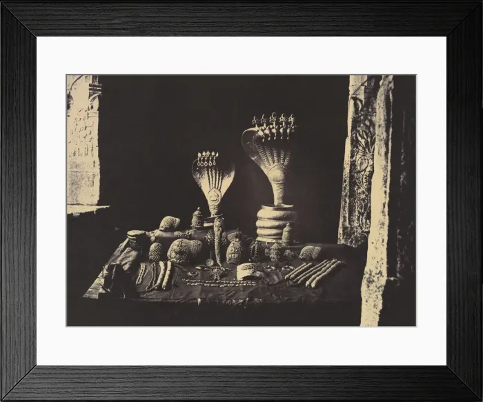 Framed Print : Madura. The Great Pagoda Jewels. January-February 1858. Creator: Captain Linnaeus Tripe Framed Print : Madura. The Great Pagoda Jewels. January-February 1858. Creator: Captain Linnaeus Tripe