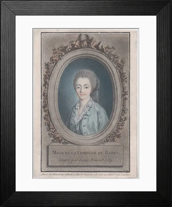 Framed Print : Madame La Comtesse du Barry, mid to late 18th century. Creator: Louis Marin Bonnet Framed Print : Madame La Comtesse du Barry, mid to late 18th century. Creator: Louis Marin Bonnet