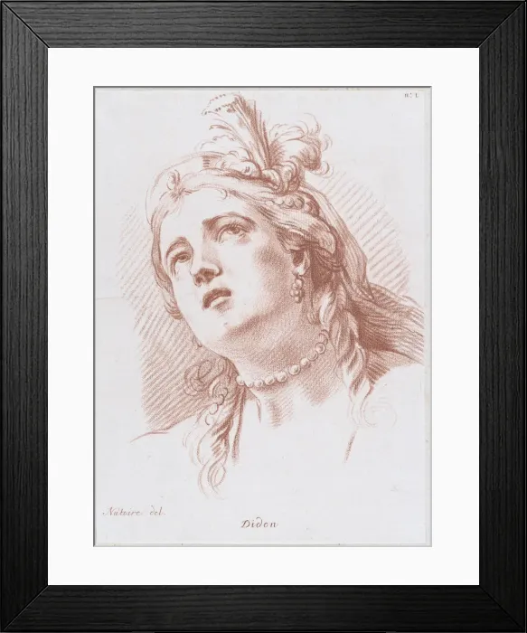 Framed Print : Dido, mid to late 18th century. Creator: Louis Marin Bonnet Framed Print : Dido, mid to late 18th century. Creator: Louis Marin Bonnet