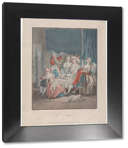 The Supper, 1787-93. Creator: Louis Marin Bonnet
