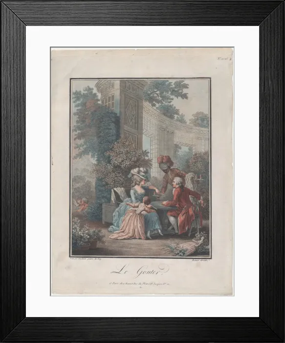 Framed Print : The Snack, 1787-93. Creator: Louis Marin Bonnet Framed Print : The Snack, 1787-93. Creator: Louis Marin Bonnet