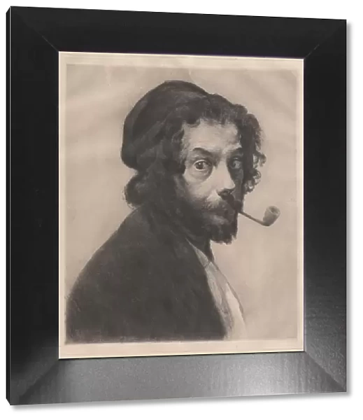 L Homme ala pipe, 1879. Creator: Marcellin-Gilbert Desboutin