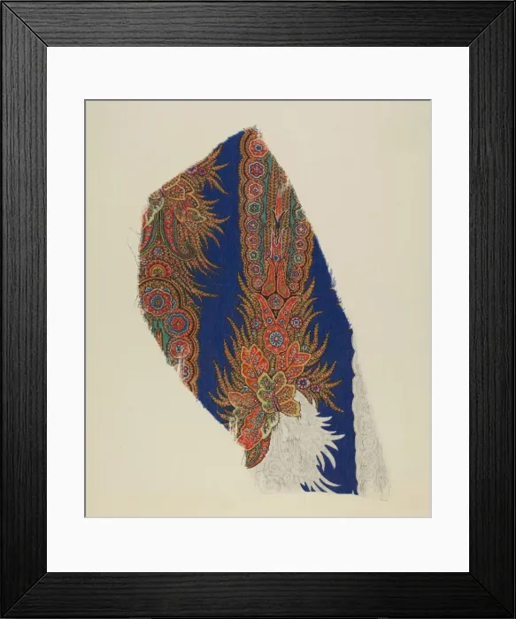 Framed Print : Printed Cotton, 1935 / 1942. Creator: Alice Cosgrove Framed Print : Printed Cotton, 1935 / 1942. Creator: Alice Cosgrove