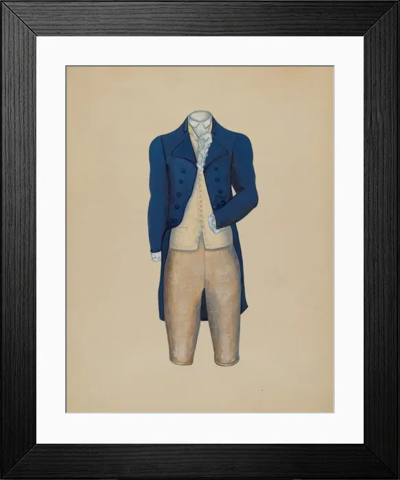 Framed Print : Suit, 1935 / 1942. Creator: Charles Criswell Framed Print : Suit, 1935 / 1942. Creator: Charles Criswell