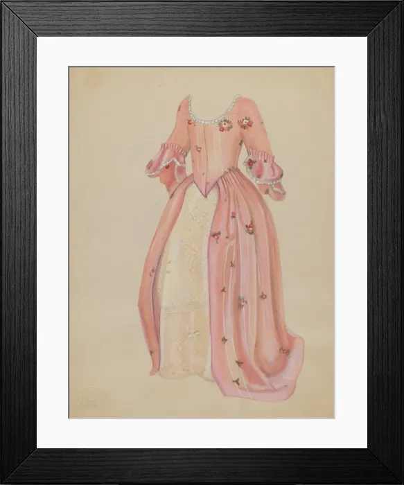 Framed Print : Dress, 1935 / 1942. Creator: Charles Criswell Framed Print : Dress, 1935 / 1942. Creator: Charles Criswell
