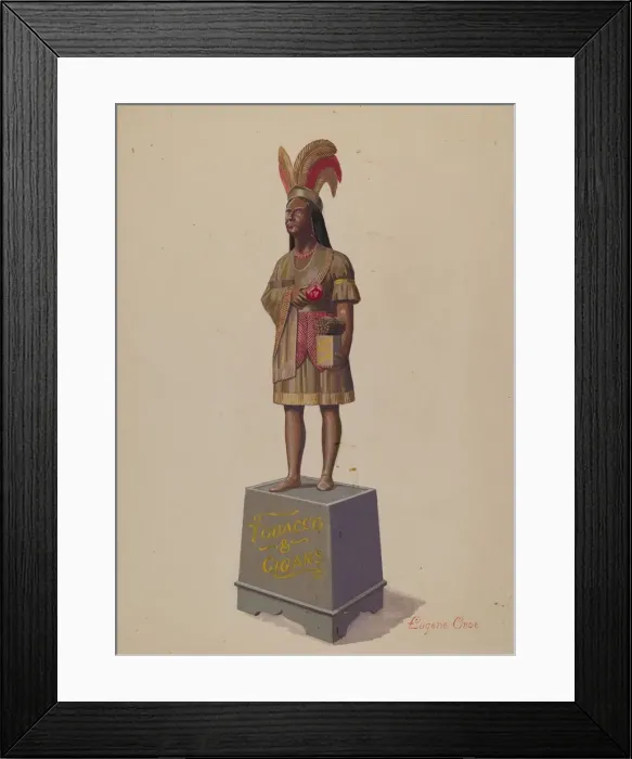 Framed Print : Tobacco Store Figure, 1935 / 1942. Creator: Eugene Croe Framed Print : Tobacco Store Figure, 1935 / 1942. Creator: Eugene Croe