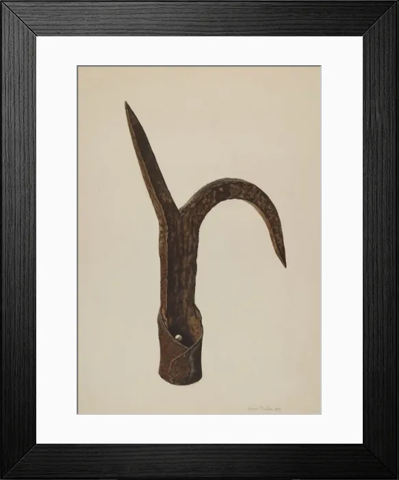 Framed Print : Bent Raider or Pike, 1939. Creator: Orison Daeda Framed Print : Bent Raider or Pike, 1939. Creator: Orison Daeda