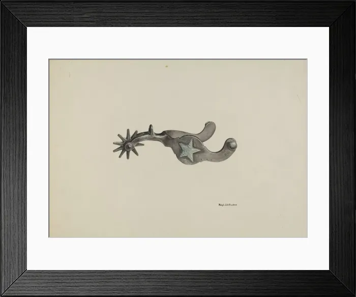 Framed Print : Spur, c. 1940. Creator: R. J. De Freitas Framed Print : Spur, c. 1940. Creator: R. J. De Freitas