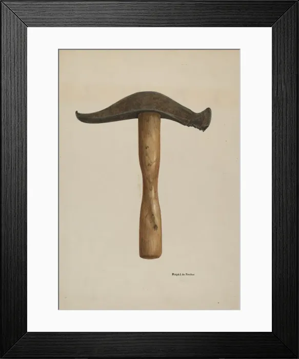 Framed Print : Hammer, c. 1939. Creator: R. J. De Freitas Framed Print : Hammer, c. 1939. Creator: R. J. De Freitas