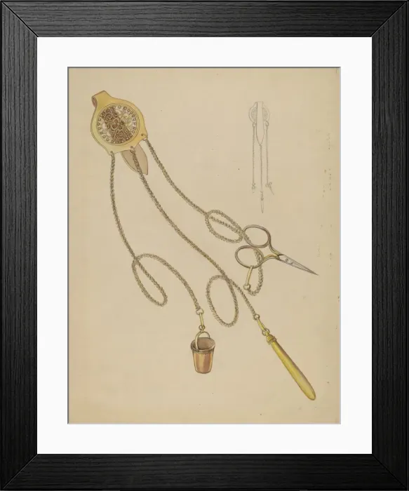 Framed Print : Chatelaine, c. 1936. Creator: Sylvia DeZon Framed Print : Chatelaine, c. 1936. Creator: Sylvia DeZon
