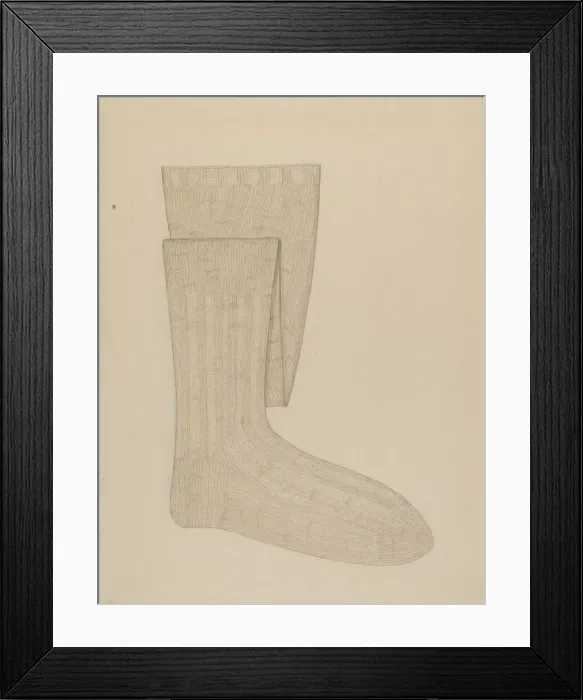 Framed Print : Stockings, 1935 / 1942. Creator: Sylvia DeZon Framed Print : Stockings, 1935 / 1942. Creator: Sylvia DeZon