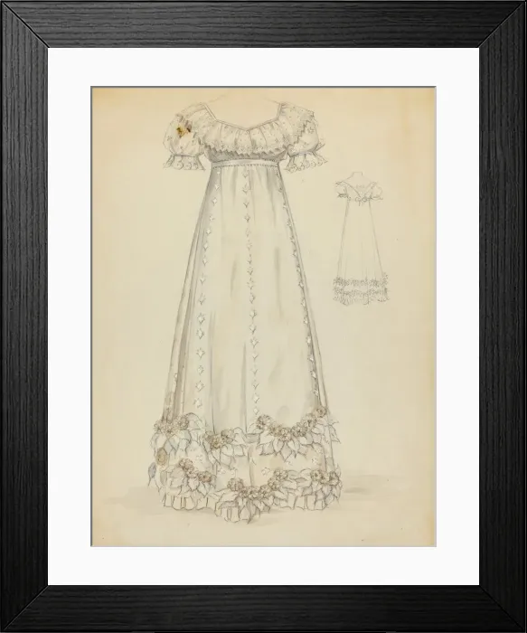 Framed Print : Evening Dress, 1935 / 1942. Creator: Sylvia DeZon Framed Print : Evening Dress, 1935 / 1942. Creator: Sylvia DeZon