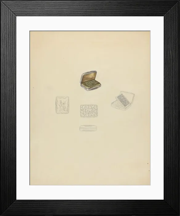 Framed Print : Box, c. 1936. Creator: Sylvia DeZon Framed Print : Box, c. 1936. Creator: Sylvia DeZon