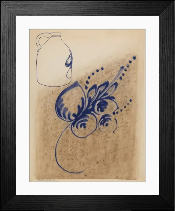 Framed Print : Jug, c. 1937. Creator: Yolande Delasser Framed Print : Jug, c. 1937. Creator: Yolande Delasser