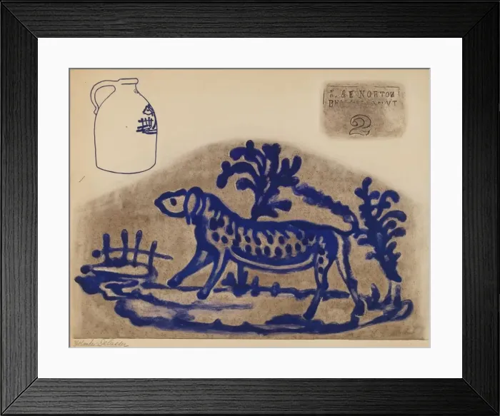 Framed Print : Jug, c. 1936. Creator: Yolande Delasser Framed Print : Jug, c. 1936. Creator: Yolande Delasser