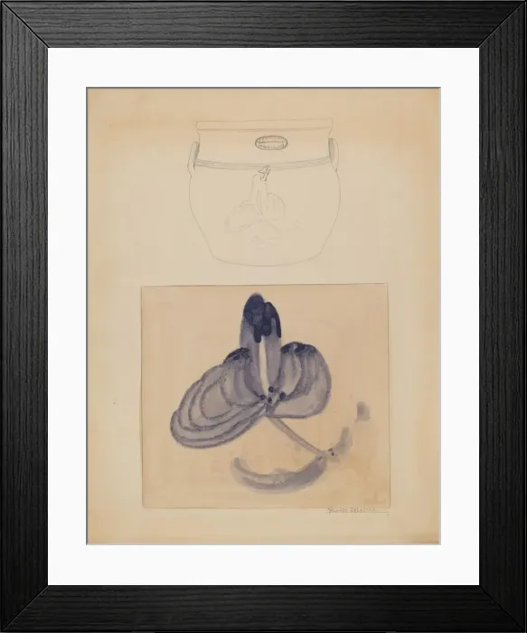 Framed Print : Crock, 1937. Creator: Yolande Delasser Framed Print : Crock, 1937. Creator: Yolande Delasser