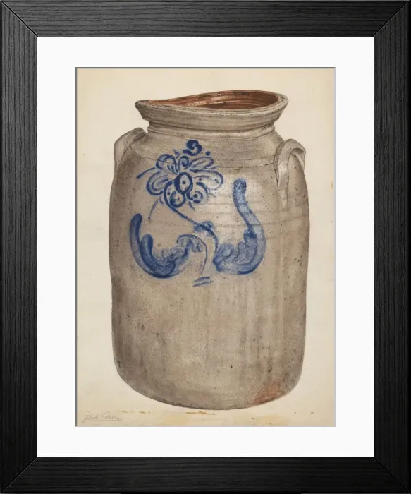 Framed Print : Jar, c. 1937. Creator: Yolande Delasser Framed Print : Jar, c. 1937. Creator: Yolande Delasser