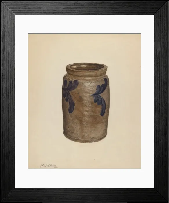 Framed Print : Jar, c. 1938. Creator: Yolande Delasser Framed Print : Jar, c. 1938. Creator: Yolande Delasser