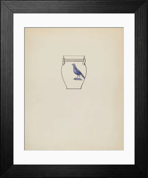 Framed Print : Jar, c. 1936. Creator: Yolande Delasser Framed Print : Jar, c. 1936. Creator: Yolande Delasser