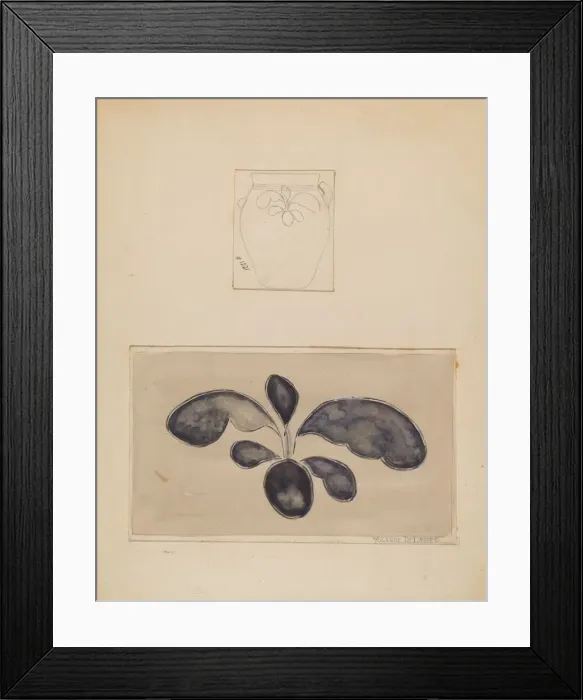 Framed Print : Crock, c. 1937. Creator: Yolande Delasser