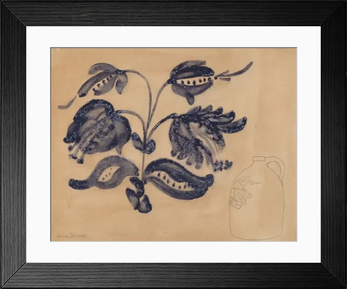 Framed Print : Jug, c. 1937. Creator: Yolande Delasser Framed Print : Jug, c. 1937. Creator: Yolande Delasser