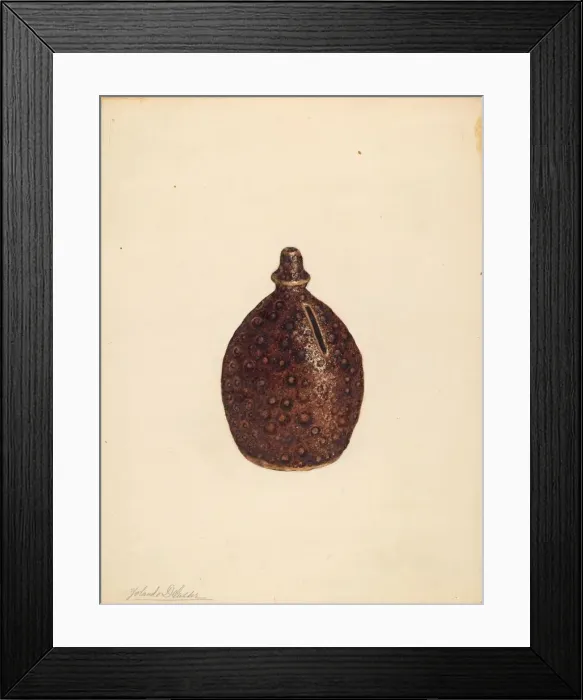 Framed Print : Money Bank, c. 1938. Creator: Yolande Delasser Framed Print : Money Bank, c. 1938. Creator: Yolande Delasser
