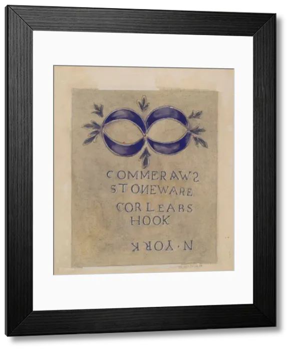 Framed Print : Jug, 1935 / 1942. Creator: Yolande Delasser Framed Print : Jug, 1935 / 1942. Creator: Yolande Delasser