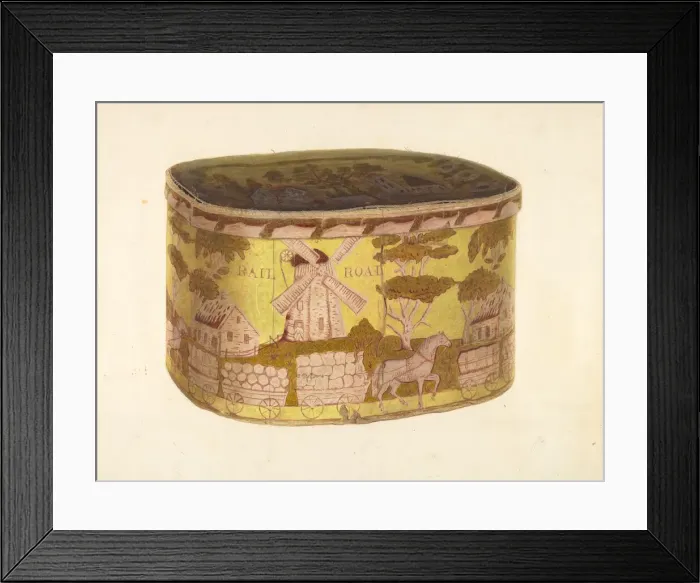Framed Print : Bandbox, c. 1939. Creator: Walter Doran Framed Print : Bandbox, c. 1939. Creator: Walter Doran