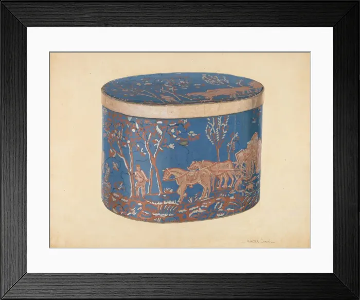 Framed Print : Bandbox, c. 1939. Creator: Walter Doran Framed Print : Bandbox, c. 1939. Creator: Walter Doran