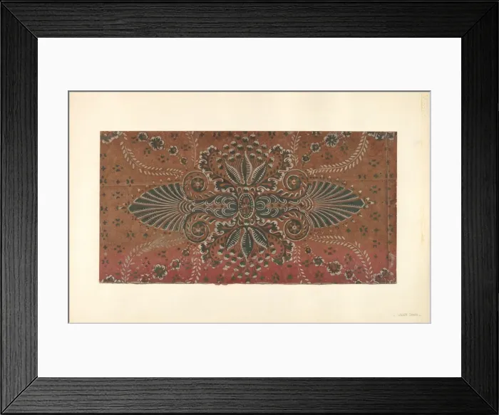 Framed Print : Bandbox Design, c. 1939. Creator: Walter Doran Framed Print : Bandbox Design, c. 1939. Creator: Walter Doran