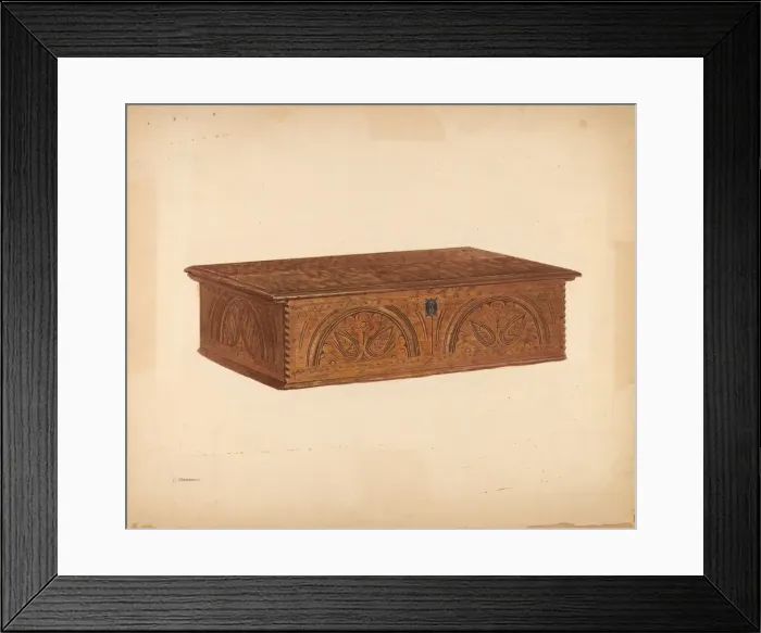 Framed Print : Desk Box, c. 1940. Creator: Leo Drozdoff Framed Print : Desk Box, c. 1940. Creator: Leo Drozdoff